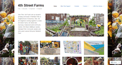 Desktop Screenshot of 4thstreetfarms.com