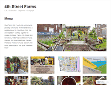 Tablet Screenshot of 4thstreetfarms.com